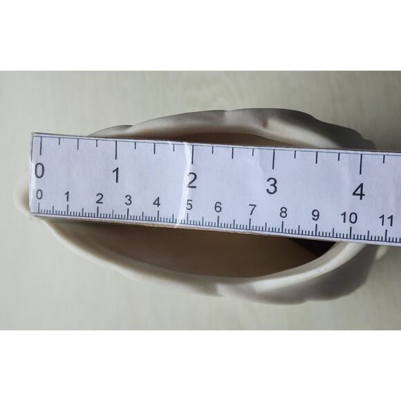 VINTAGE VASE-Porcelain Bisque-Ivory-Swan-Art Deco Style-8.25" - Picture 11 of 16